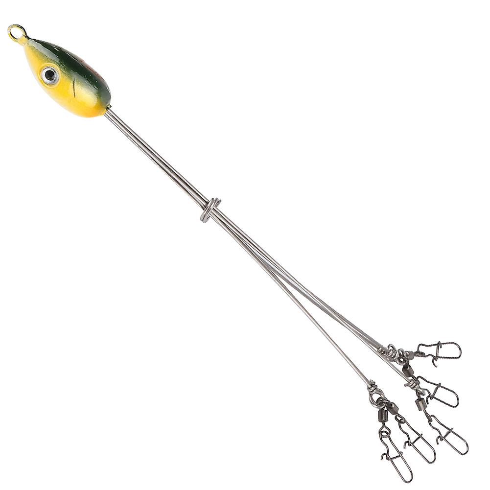 5 Arms Alabama Umbrella Jig Head Fishing Rig Bait Fishing Lures With Snap Swivels(3#)