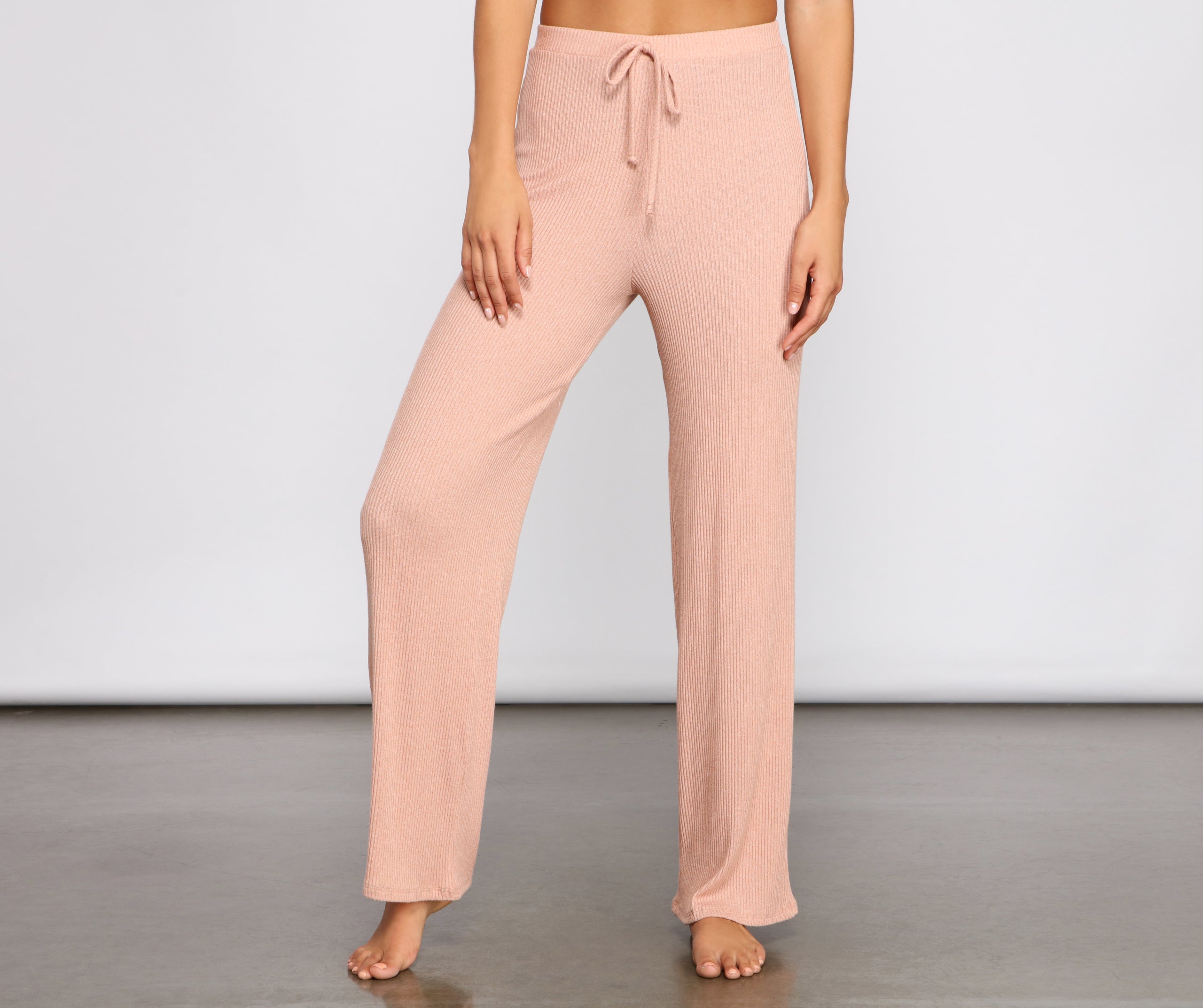 Cozy Basics Ribbed Pajama Pants