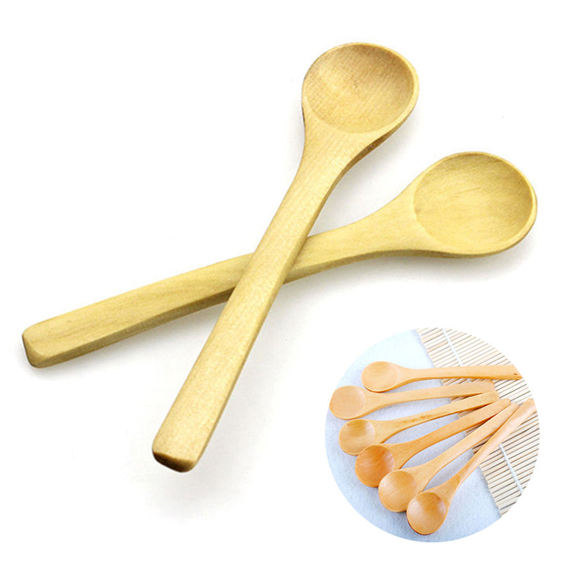 6PCS Set Hot Bamboo Utensil Kitchen Wooden Cooking Tools Spoon Spatula Mixing