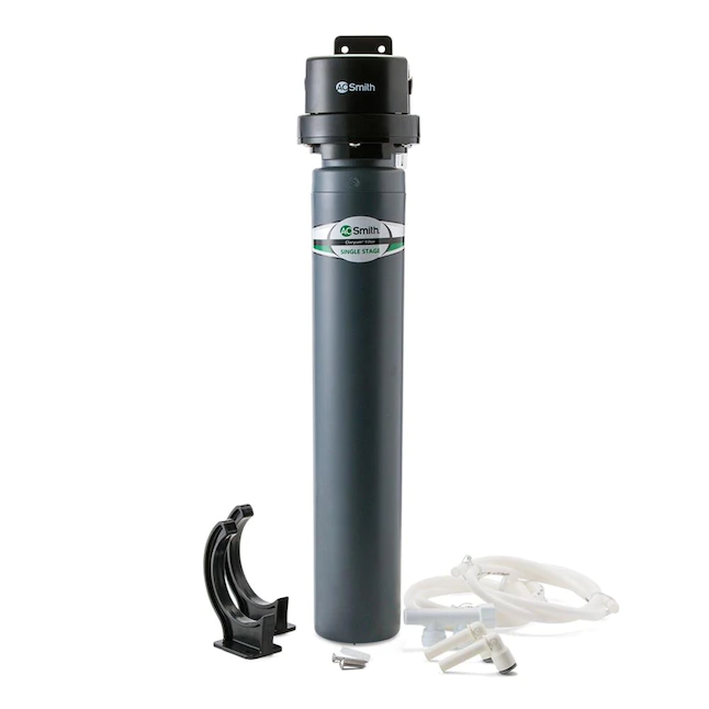 AO Smith Under Sink Water Filter System - Advanced Direct Connect Main Faucet Clean Water Filtration - NSF Certified - Claryum Filtration Reduces 99% of 77 Harmful Contaminants