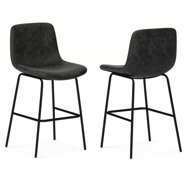 WYNDENHALL Merrifield Contemporary Stool (Set of 2)