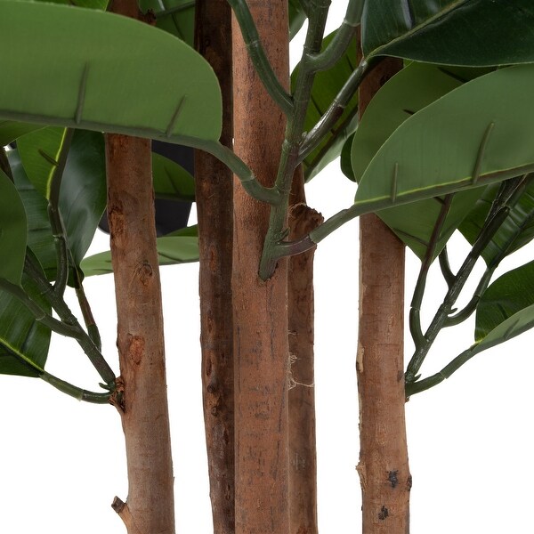 Pure Garden 70Inch Artificial Rubber Plant