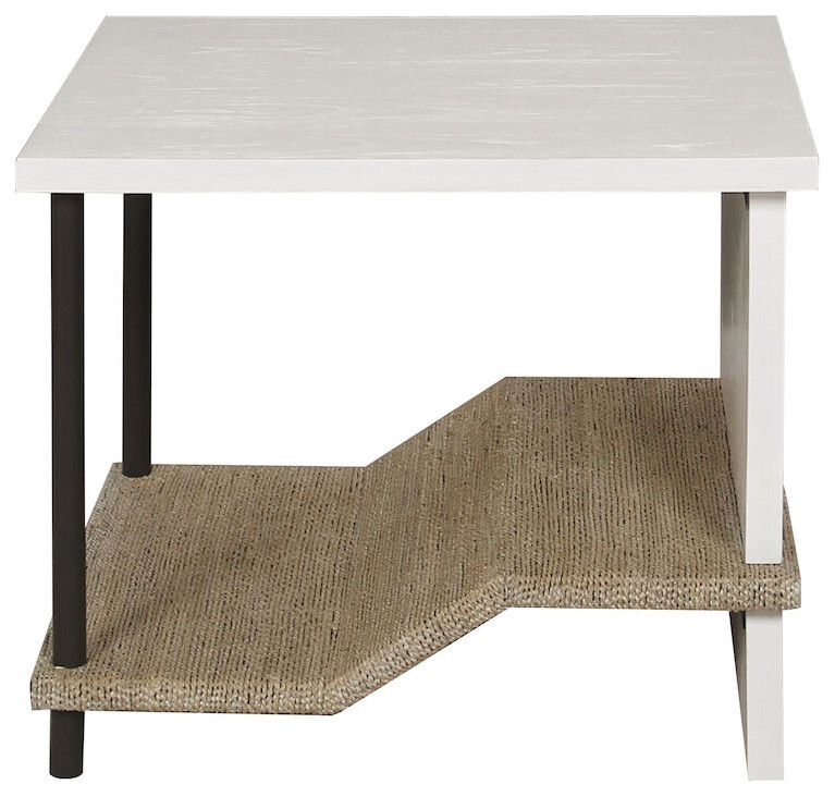 Riverview Accent Table White   Beach Style   Side Tables And End Tables   by ELK Group International  Houzz