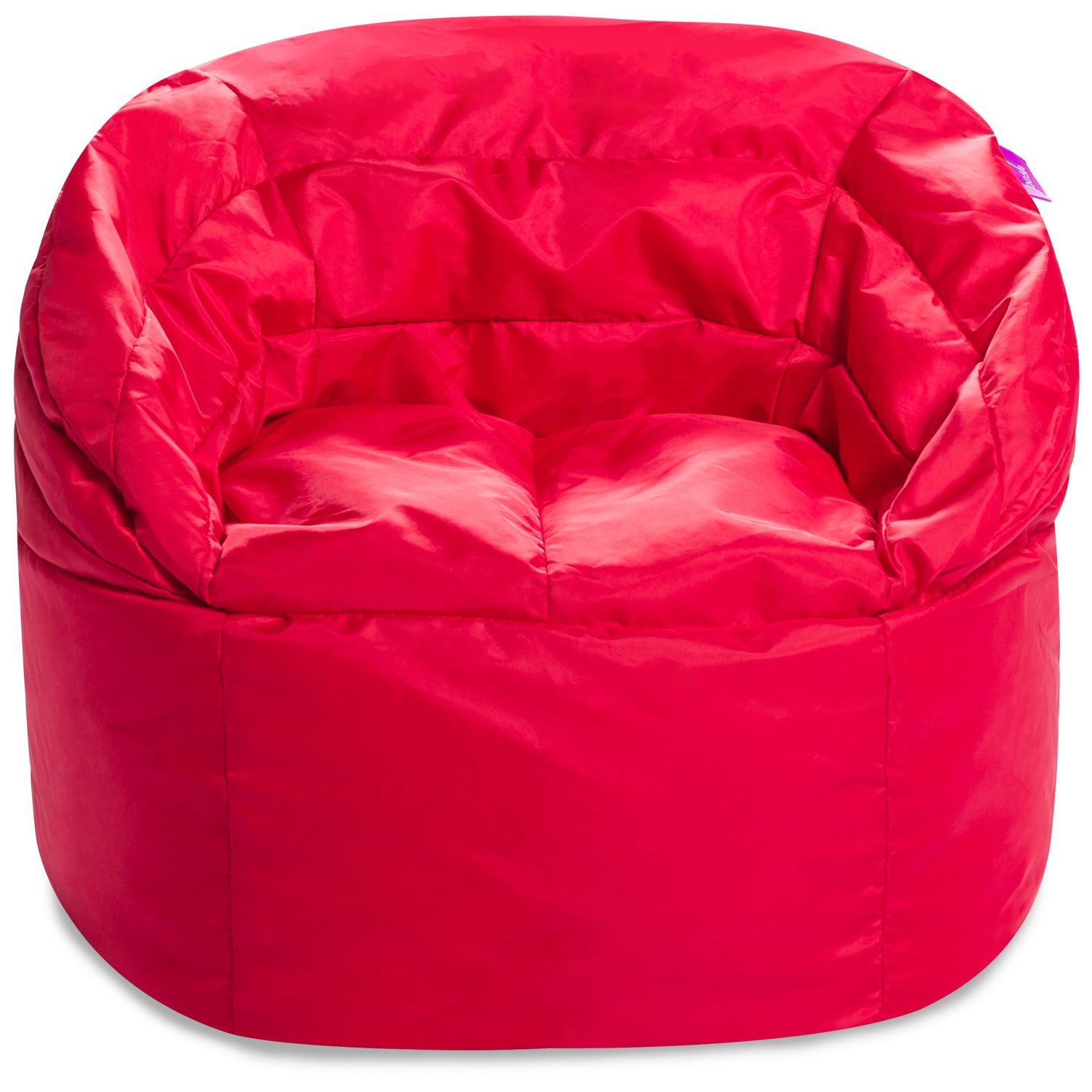 Posh Creations Sonoma Bean Bag Chair, Kids, 2 ft., Red