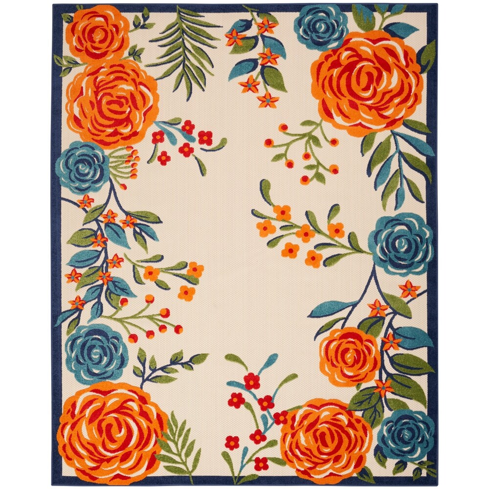 Nourison Aloha Indoor/Outdoor Floral Area Rug