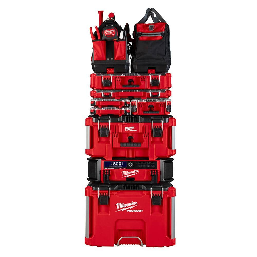 Milwaukee M18 Lithium-Ion Cordless PACKOUT Radio/Speaker with Built-In Charger 2950-20