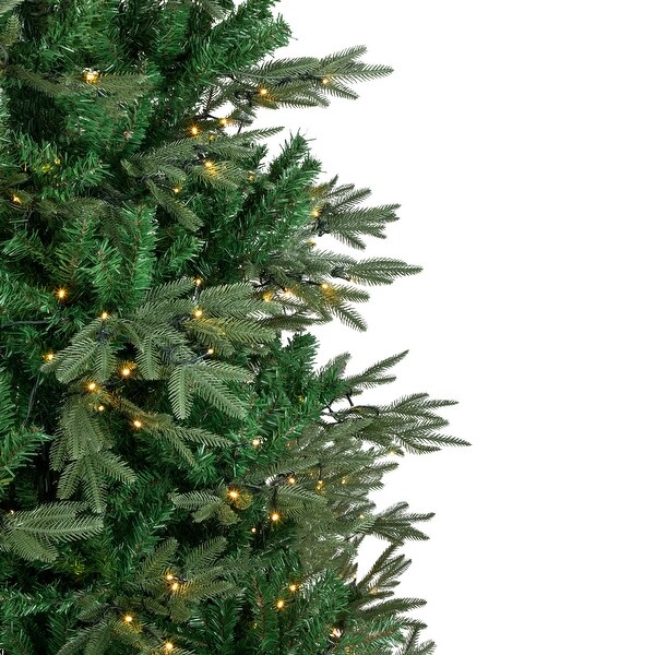 7.5' PreLit Hudson Fir Artificial Christmas Tree Warm White LED Lights