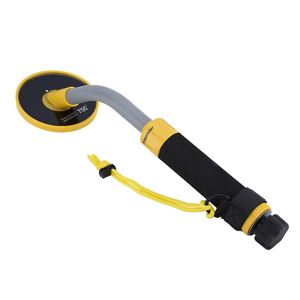 Pi750 Underground Metal Detector Treasure Hunter Gold Handheld Metal Detector Waterproof Yellow
