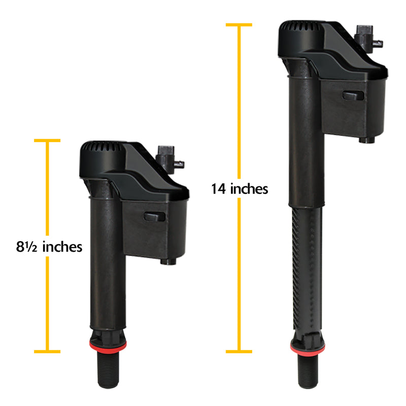 TOILET FILL VALVE 2X BLK