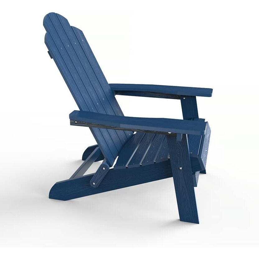 WINSOON  Weather HIPS Outdoor Folding Adirondack Chair Outdoor Garden Patio Chair