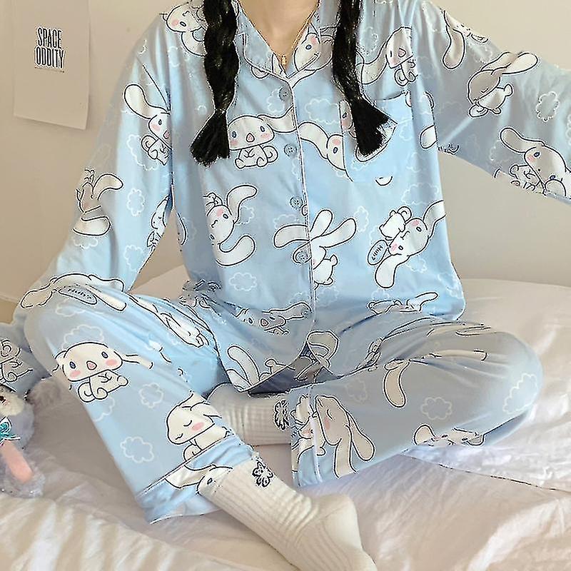 Sanrios Kawaii Pajamas Cinnamoroll Cute Student Dormitory Home Clothes Girlfriend