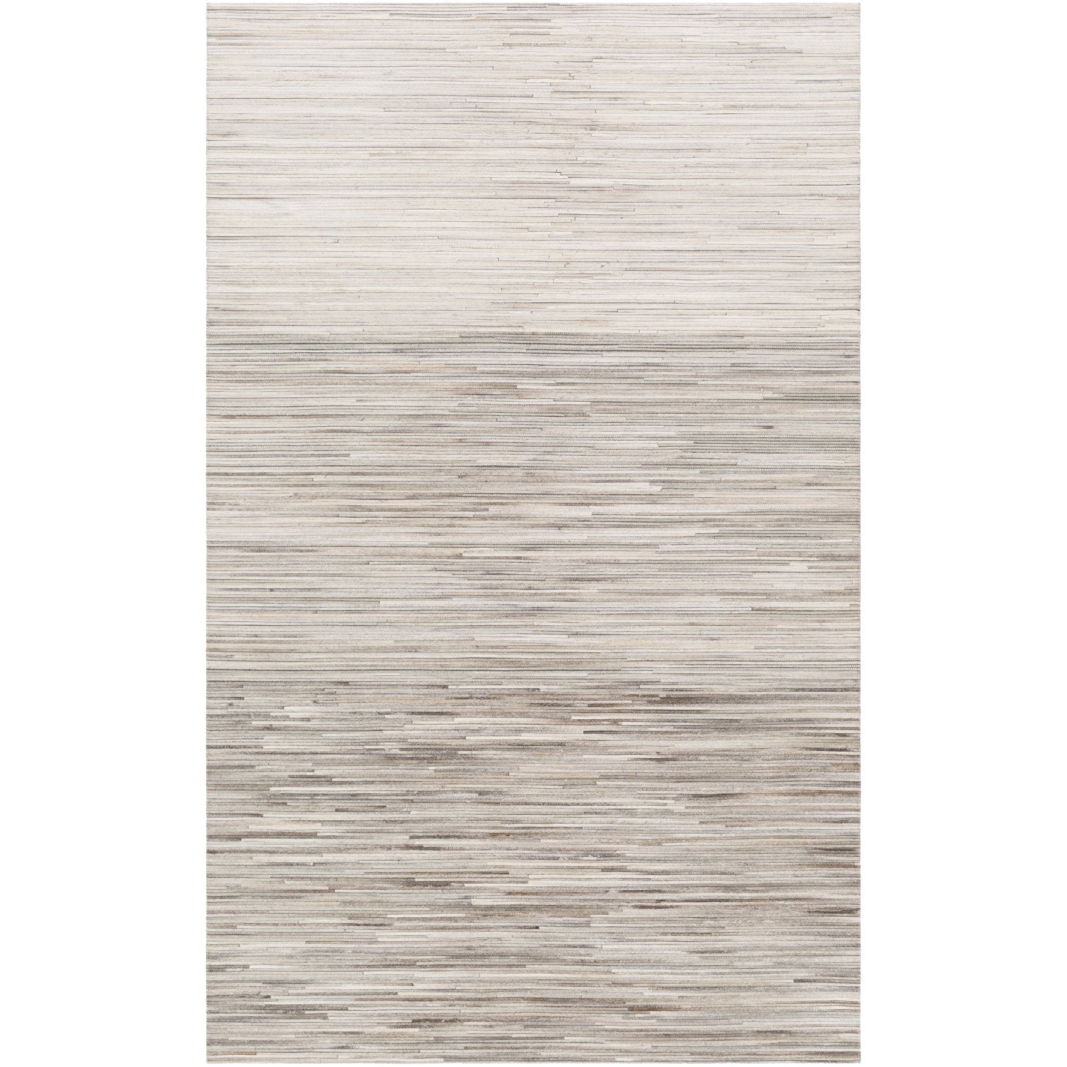 Zander Hand Crafted Rug in Dark Brown, Beige, Ivory, Medium Gray, Cream, Silver Gray, Camel, Tan