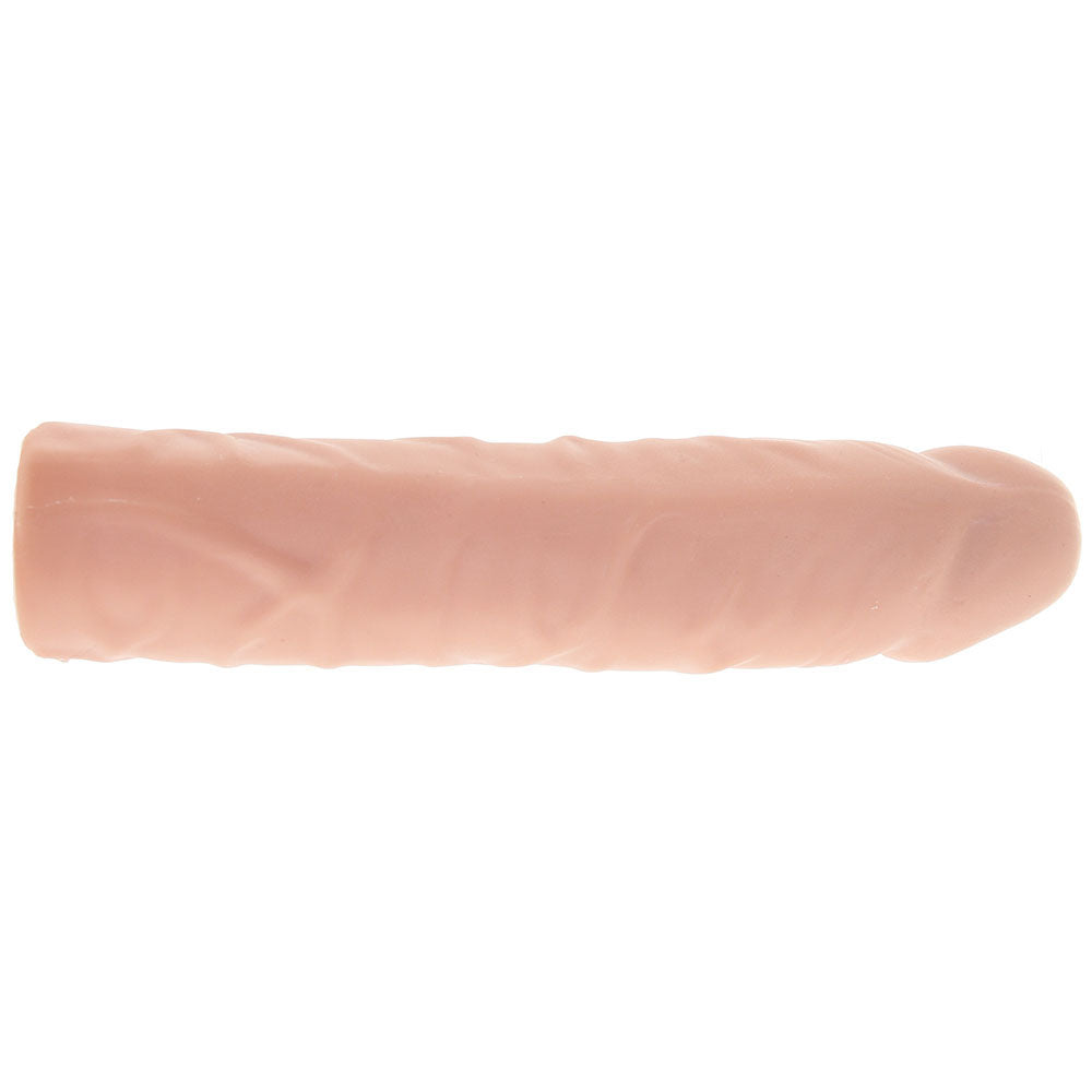 RealRock Penis Sleeve 7 Inch Extender in White