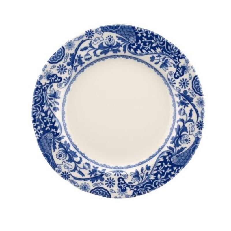 Spode Blue Italian Brocato Plate