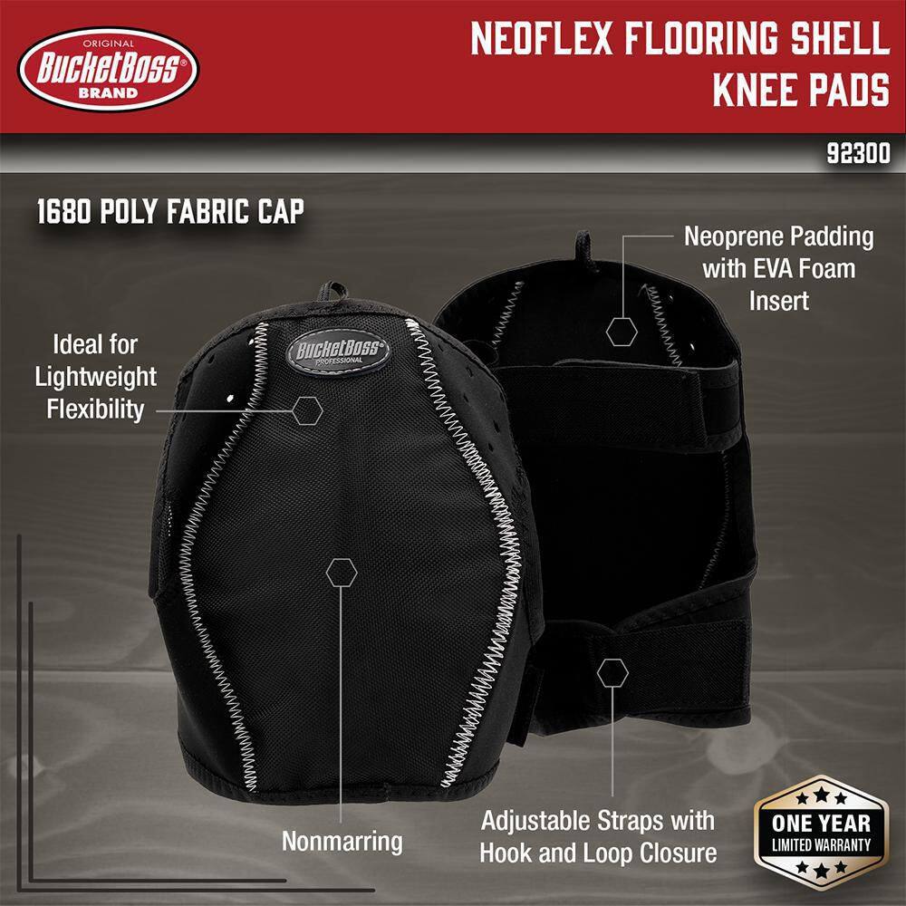 BUCKET BOSS Neo-Flex Flooring Knee Pad (1-pair) 92300