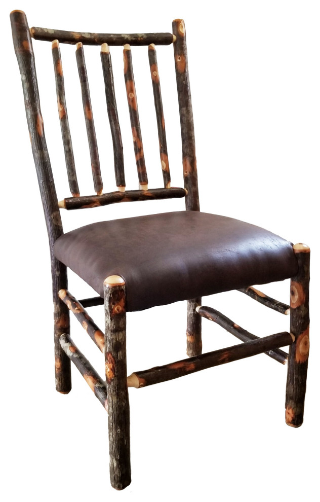 Hickory Log Stick Back Dining Chair  Set of 2   Rustic   Dining Chairs   by Furniture Barn USA  Houzz
