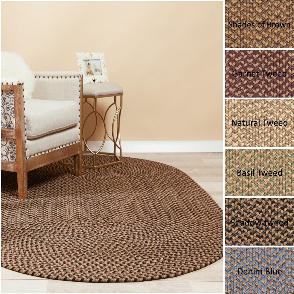 Rhody Rug Lexington Tweed Indoor/Outdoor Braided Rug