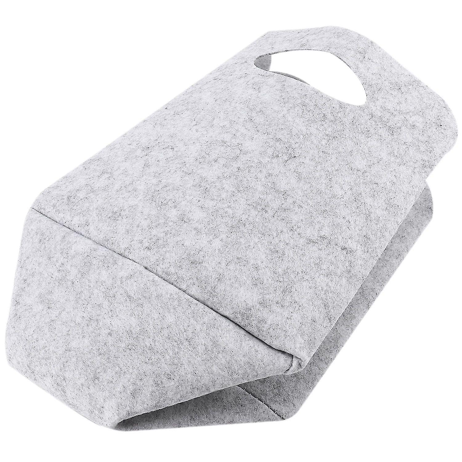 Simple Felt Fabric Storage Basket Cute Design Convenient Folding Box Clothing Toys Debris Laundry O