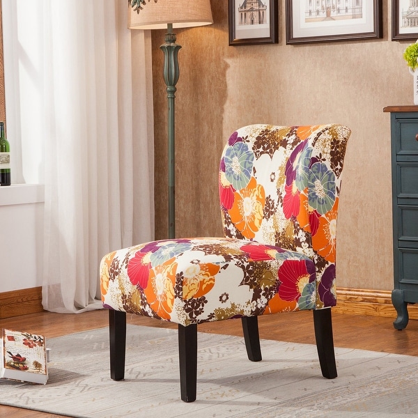 The Curated Nomad Pavilion Upholstered Armless Accent Slipper Chair