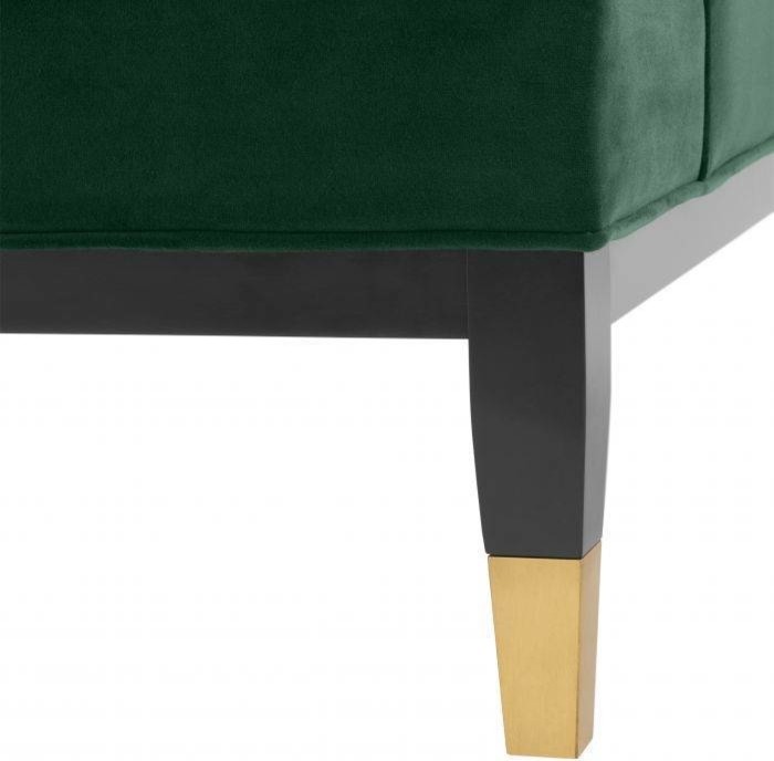 Green Tufted Cube Chair  Eichholtz Castelle   Contemporary   Armchairs And Accent Chairs   by Oroa   Distinctive Furniture  Houzz