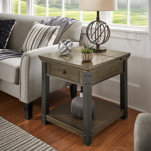 Richter Wood End Table by iNSPIRE Q Classic