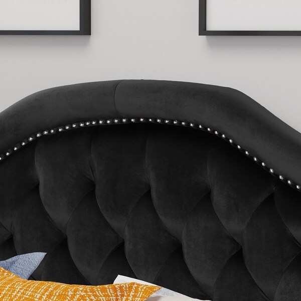 Killian Glam Velvet Full/Queen Headboard by Christopher Knight Home - - 19516799