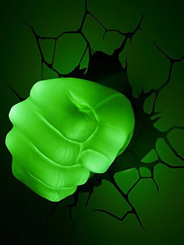 Marvel Hulk Fist 3D LED Wall Light