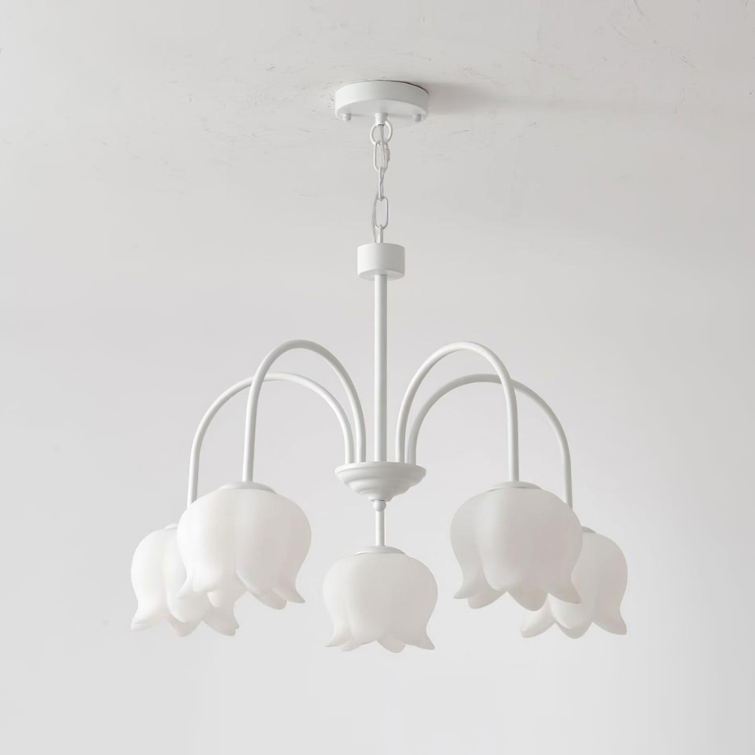 Curved Arm Bell Chandelier