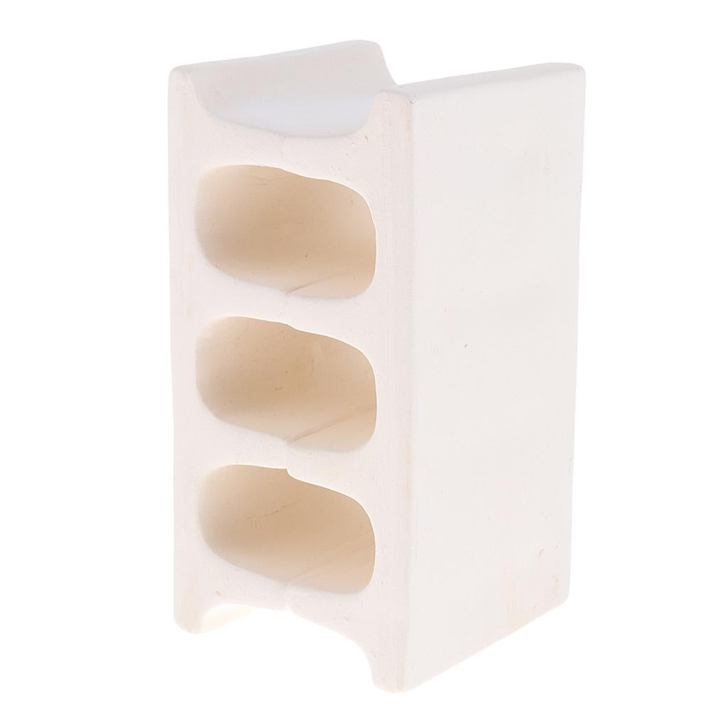 3 Pcs/set Ceramic Spawning Brick Shelter Fish Breeding Spawning Cave