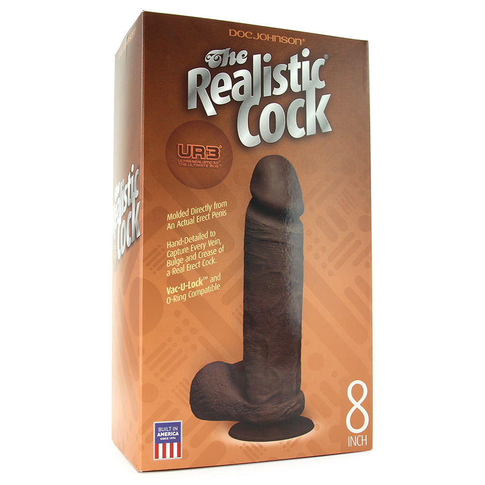 The Realistic UR3 8 Inch Cock in Black