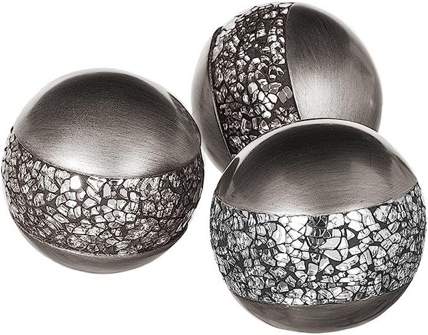 Creative Scents Schonwerk Silver Decorative Orbs