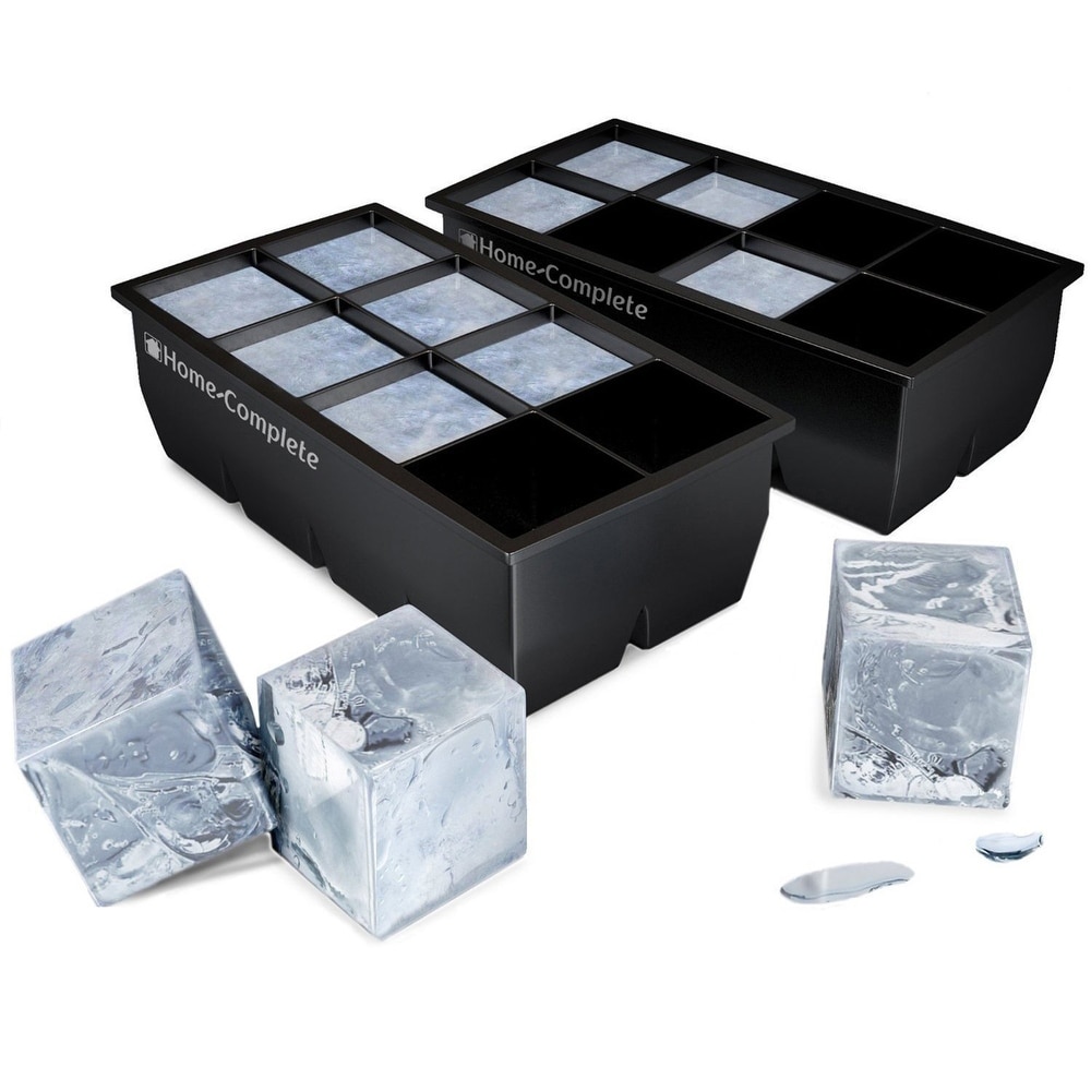 Large Ice Cube Tray by Home Complete Set of 2