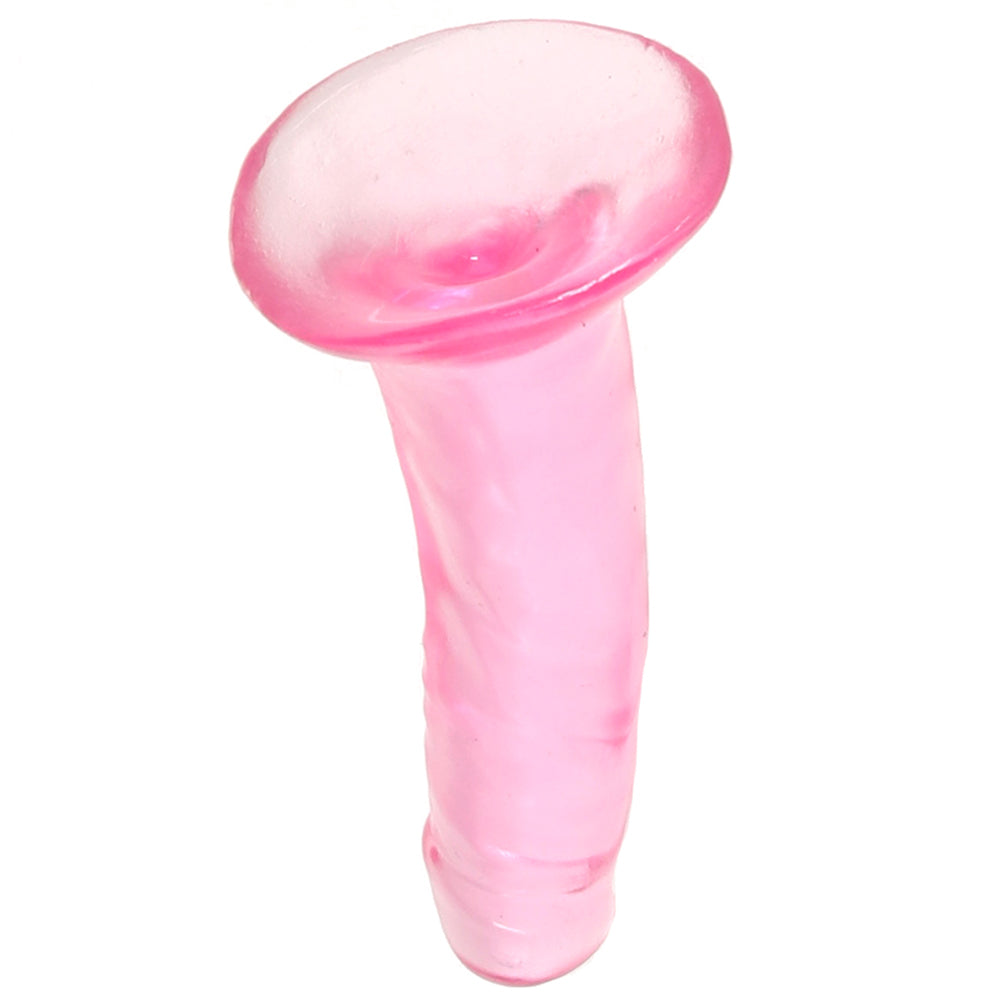 B Yours Plus Hard n’ Happy 5 Inch Jelly Dildo in Pink