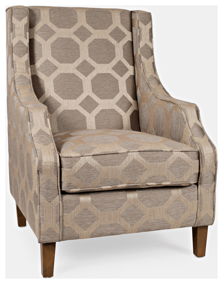 Sanders Accent Chair  28x41   Transitional   Armchairs And Accent Chairs   by Kolibri Decor  Houzz