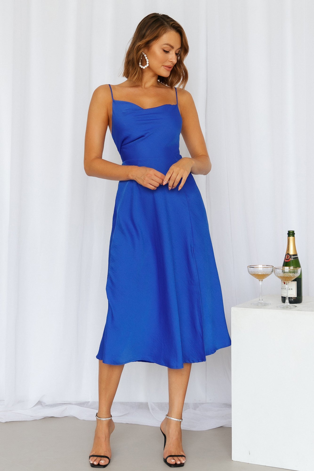 Family Secret Maxi Dress Royal Blue