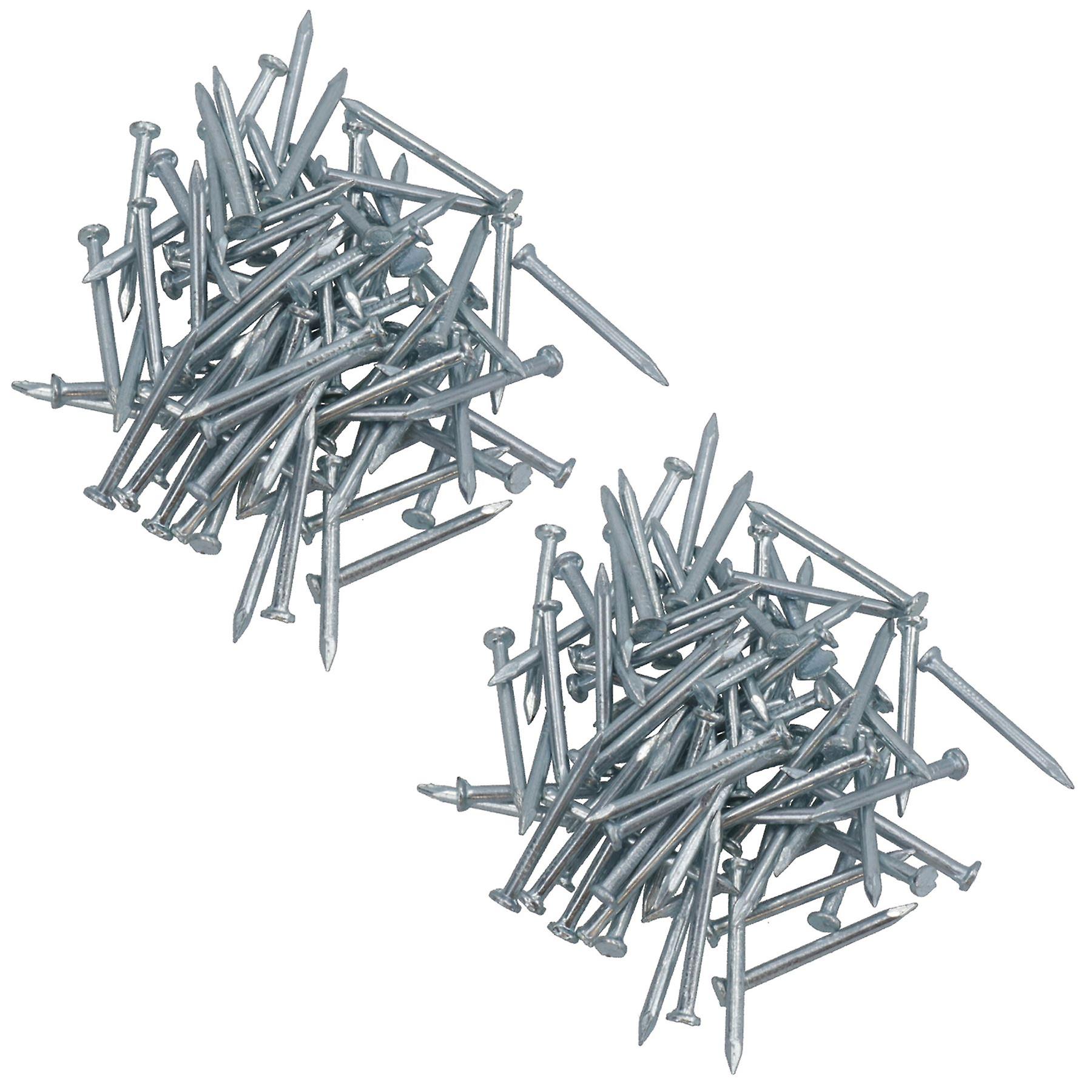 Masonry Hardened Wall Nails For Brick Block Concrete 2mm x 25mm 400 Pack