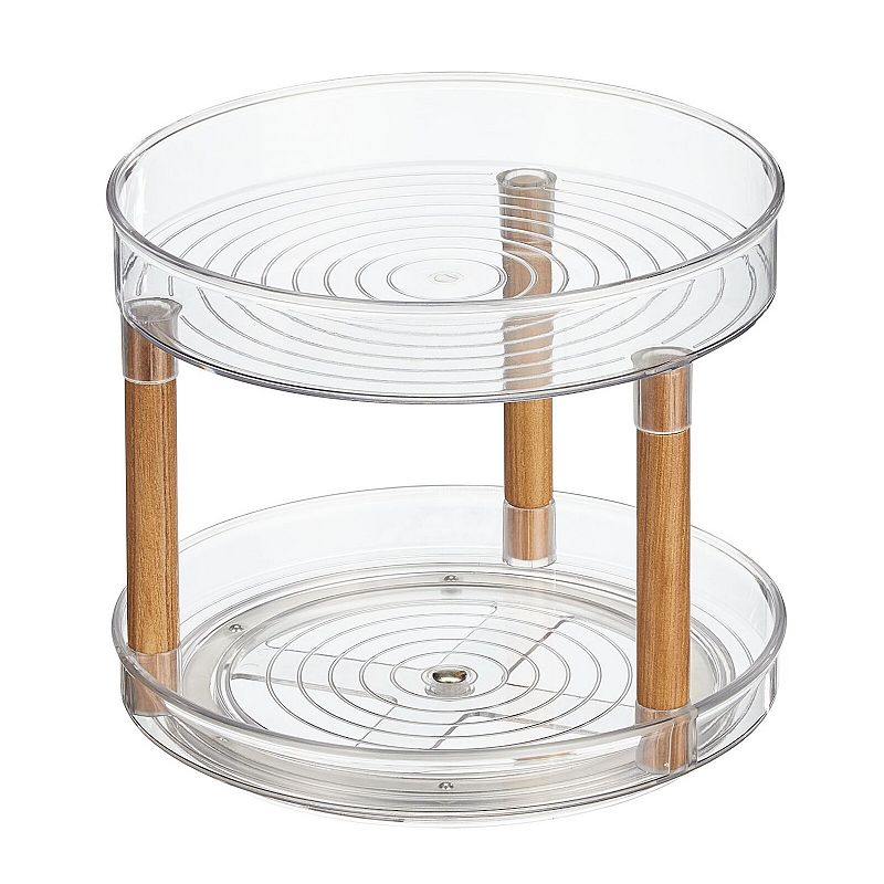 Nate Home by Nate Berkus Plastic/Wood 9 Turntable Spinner