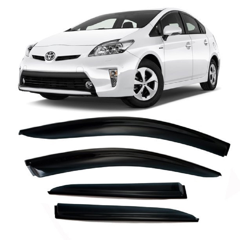 JSP Rain Guards Window Deflector Visor Fit Toyota Prius Hatchback 2015 - 2022