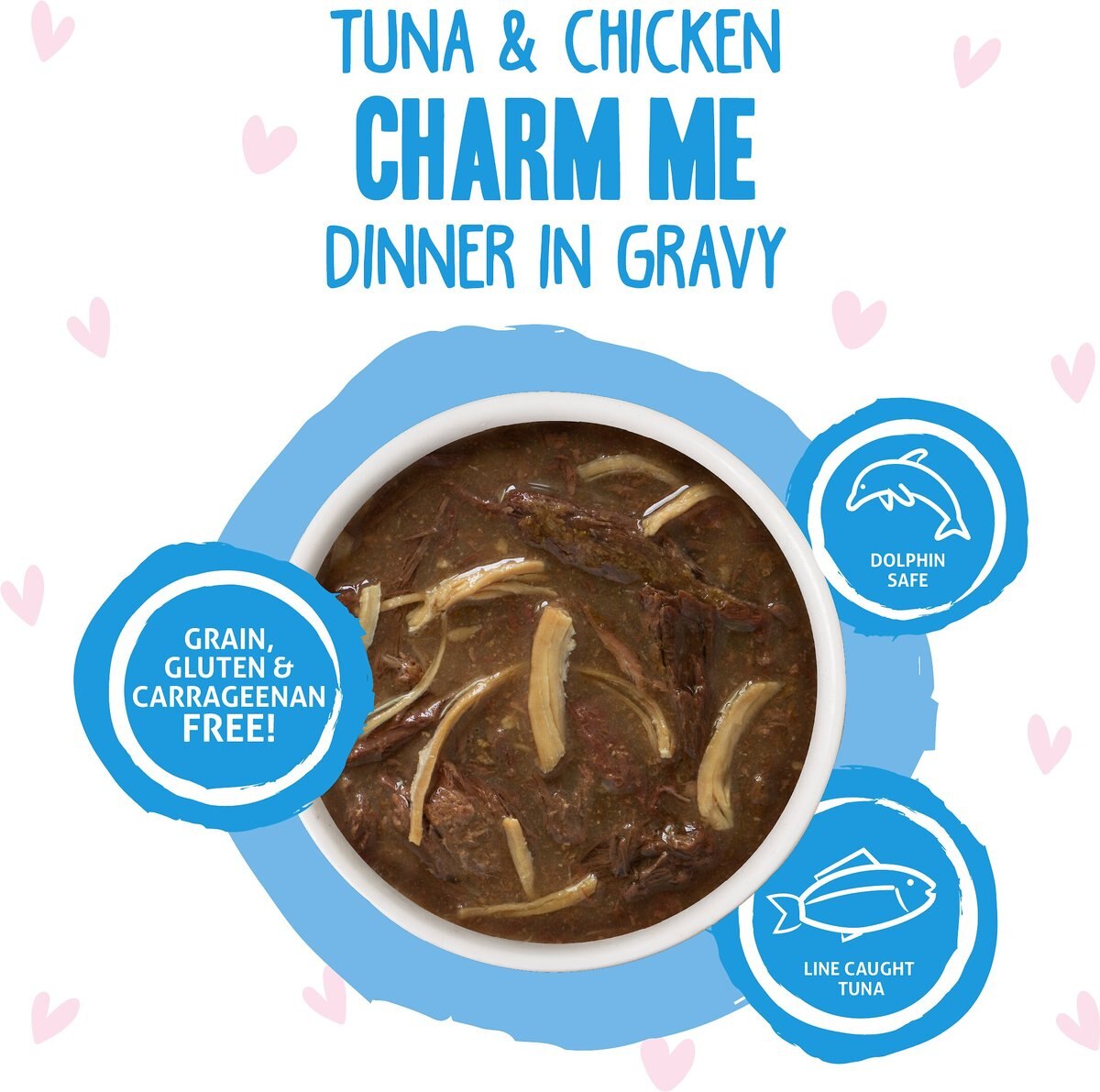 BFF Tuna and Chicken Charm Me Dinner in Gravy Wet Cat Food Pouches