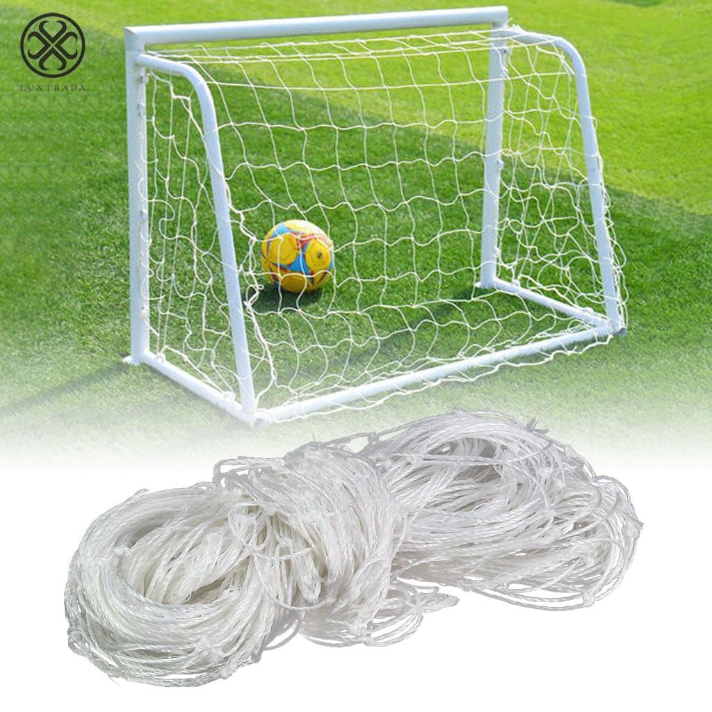 Luxtrada 7.8*6ft PE Football Soccer Goal Post Net Outdoor Sports Match Training for Adult with Carry Case