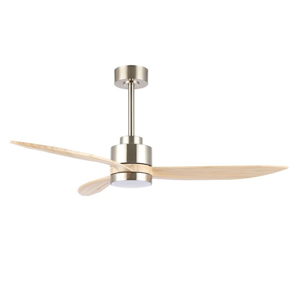 WINGBO 52-inch 3-Blades Indoor Celiing Fan with LED Light and Remote - N/A Shopping - The Best Deals on Ceiling Fans | 41137479