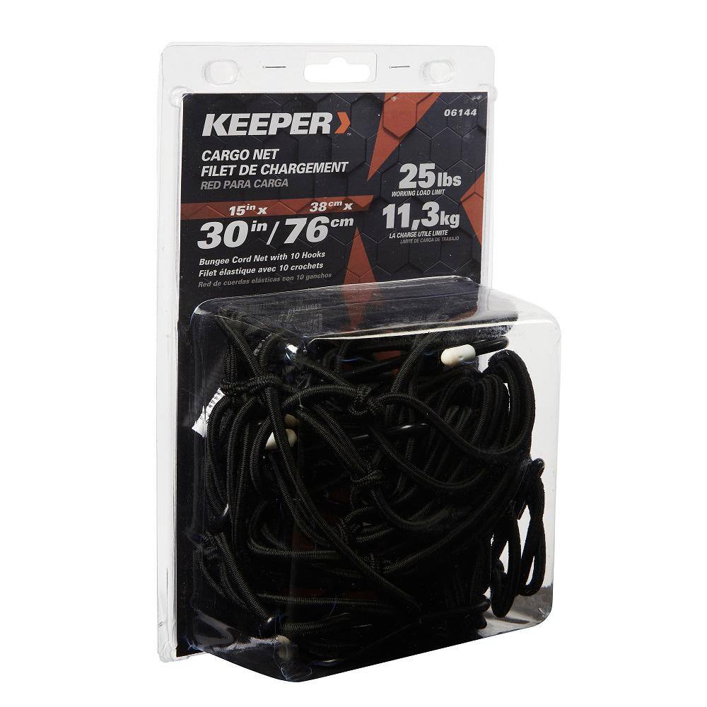 Keeper 15 in. x 30 in. ATV Cargo Net 06144