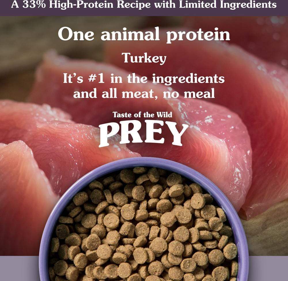 Taste Of The Wild Grain Free Prey Limited Ingredient Turkey Dry Cat Fo