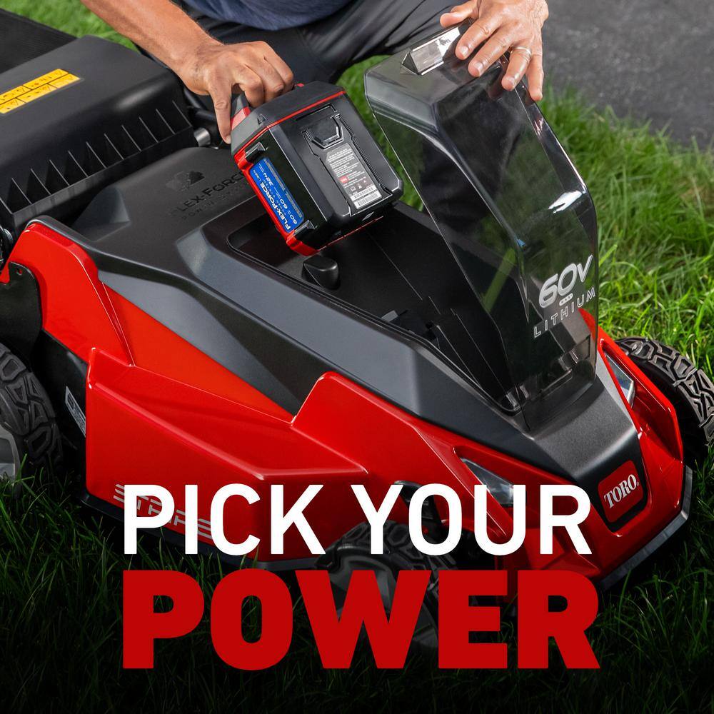 Toro 60V MAX 21 in. Stripe Dual-Blades Electric Self-Propelled Mower - Tool Only 21623T