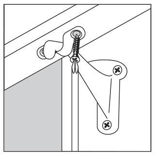 Everbilt Satin Nickel Light-Duty Handrail Bracket 15101