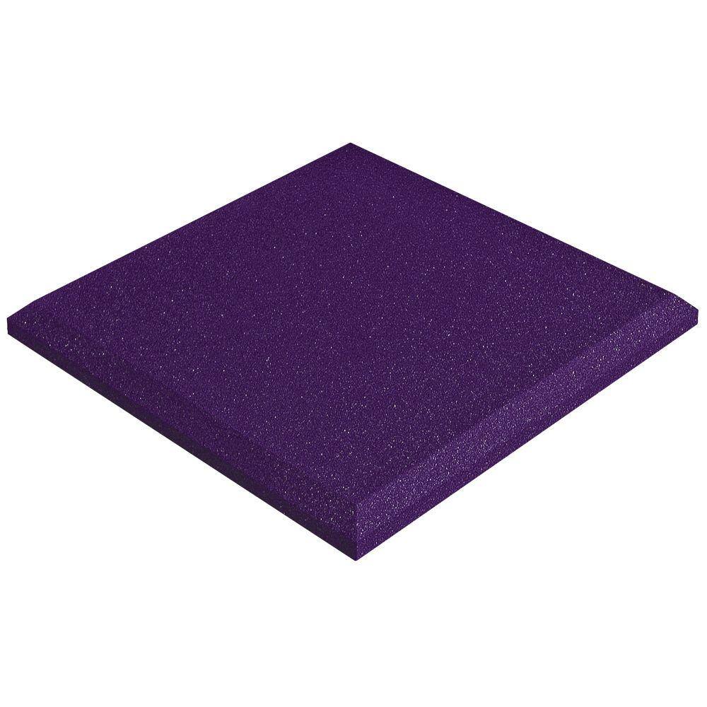 Auralex SonoFlat Panels - 2 ft. W x 2 ft. L x 2 in. H- Purple (16-Box) SFLATPUR