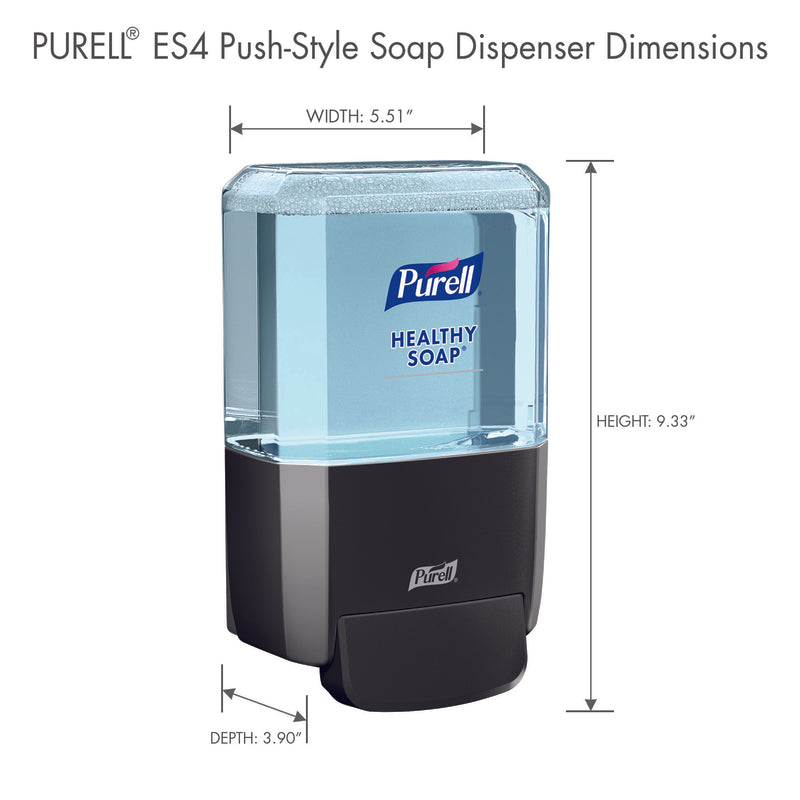 SOAP DISPENSER BLK/CLR