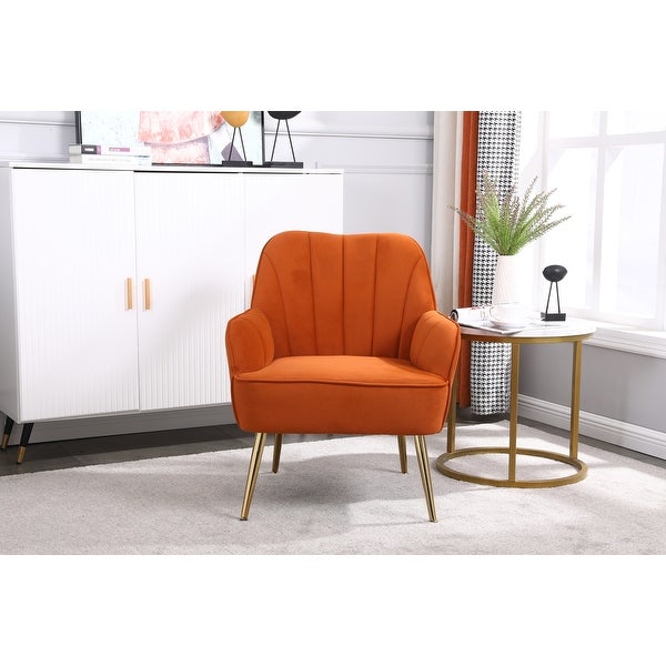 Soft Velvet Armchair Accent Chair Velvet Sherpa Armchair for Living Room Bedroom