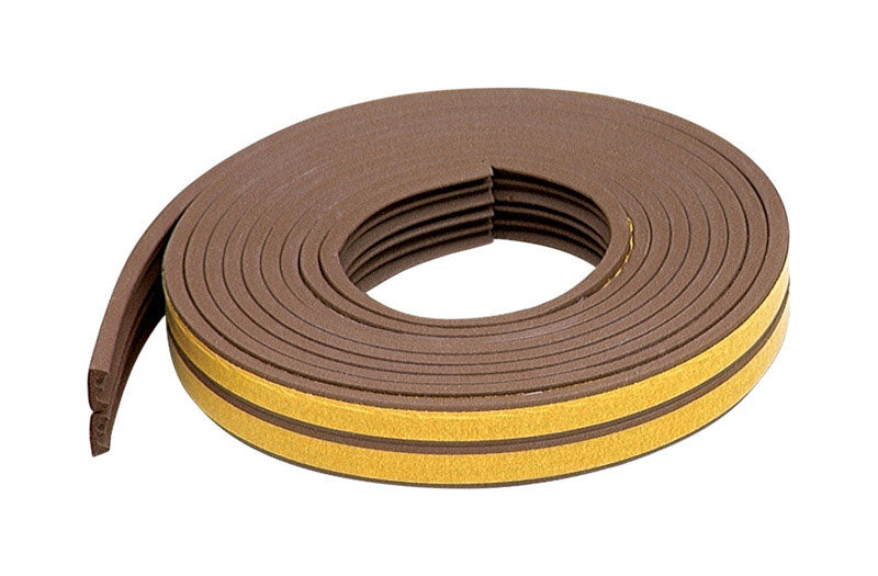 WEATHRSTRP RUBBER 17'BRN