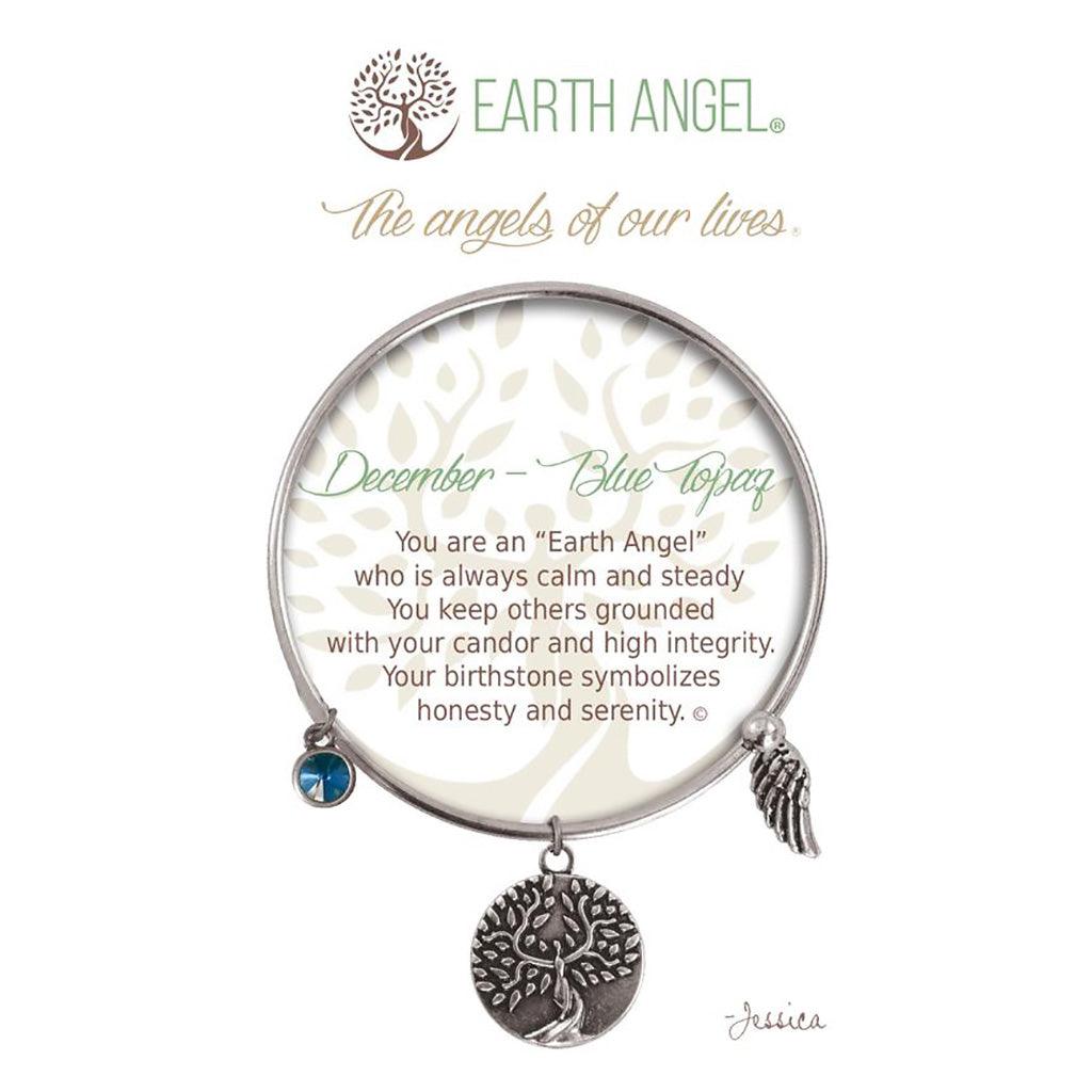 Earth Angel  December - Blue Topaz Bracelet in Silver